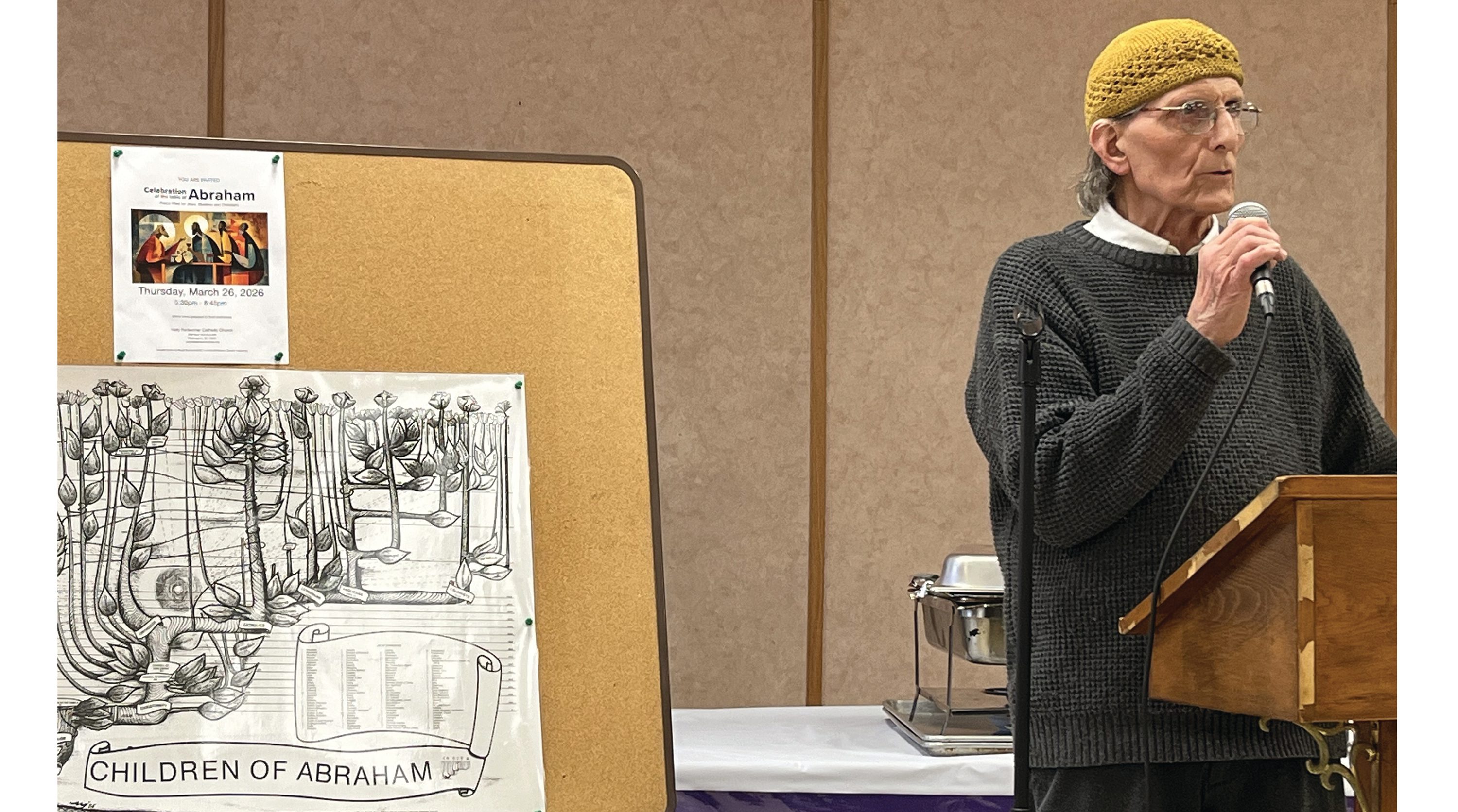 In time of war, Holy Redeemer Parish in Washington hosts interfaith peace meal for Jews, Muslims and Christians