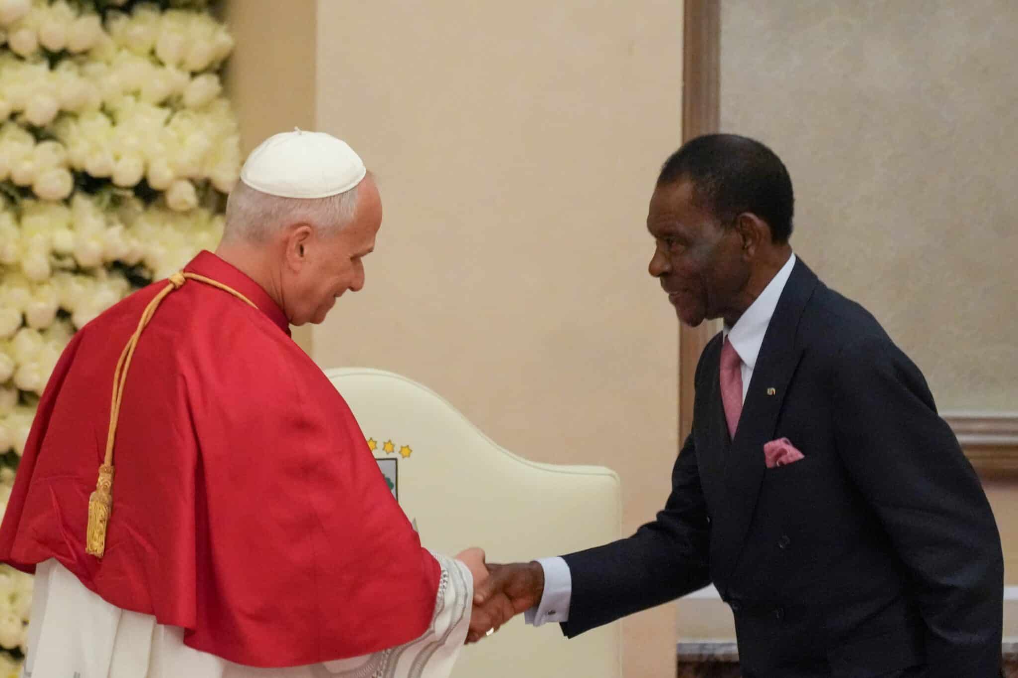 Pope Leo meets Equatorial Guinea’s dictator, quoting St Augustine’s ‘City of God’