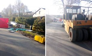 24-latka nie żyje. Dramatyczny wypadek: stoczył się walec